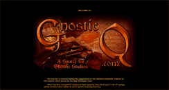 Desktop Screenshot of gnosticq.com